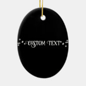 Cute Starlight Eyes Bunny in Yoga Pose Meditation Keramisch Ornament (Achterkant)