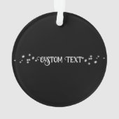 Cute Starlight Eyes Bunny in Yoga Pose Meditation Ornament (achterkant)