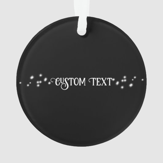 Cute Starlight Eyes Bunny in Yoga Pose Meditation Ornament (achterkant)