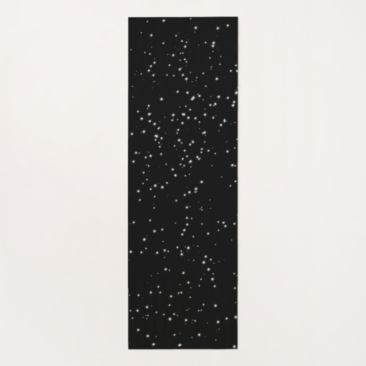 Cute Starlight Eyes Bunny in Yoga Pose Meditation Yogamat (Achterkant)