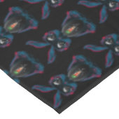 Cute Starlight Eyes Rabbit in Yoga Pose Meditation Tafelkleed (Gekanteld)