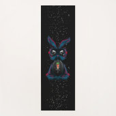 Cute Starlight Eyes Rabbit in Yoga Pose Meditation Yogamat (Voorkant)