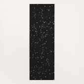 Cute Starlight Eyes Rabbit in Yoga Pose Meditation Yogamat (Achterkant)