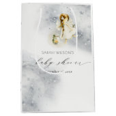 Cute Starry Magical Waterverf Fairy Baby shower Medium Cadeauzakje (Voorkant)