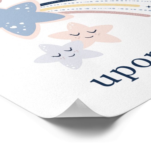 Cute Stars maken een waanzinnige woestenij Poster (Hoek)