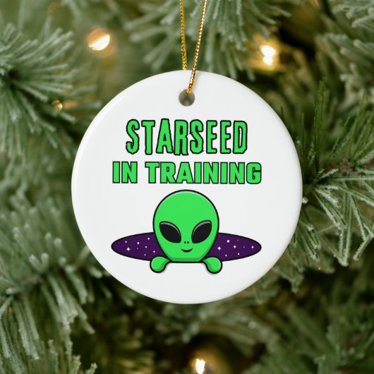 Cute Starseed in Opleiding Boomornament Keramisch Ornament (Boom)