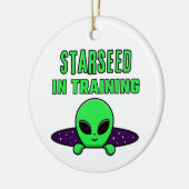 Cute Starseed in Opleiding Boomornament Keramisch Ornament (Links)
