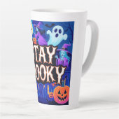 Cute stay spooky halloween latte mok (Rechterhoek)