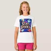 Cute stay spooky halloween t-shirt (Voorkant volledig)