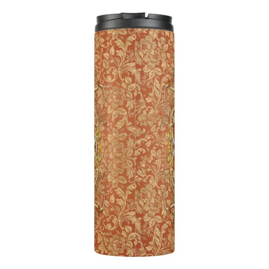 Cute steampunk owl thermosbeker (Achterkant)