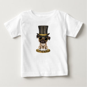 Cute Steampunk Pug Puppy Dog