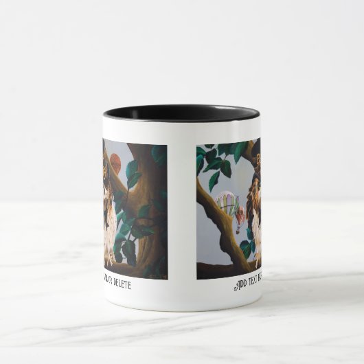 Cute Steampunk Top Hat Owl Mok (Midden)