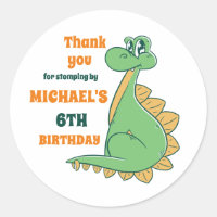Cute Stegosaurus Baby Dinosaur Kids Birthday Party