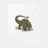 Cute Stegosaurus  Fleece Deken (Voorkant)