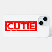 Cute Stempel Case-Mate iPhone Case (Achterkant (horizontaal))