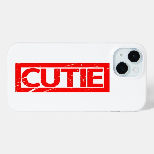 Cute Stempel Case-Mate iPhone Case (Achterkant (horizontaal))