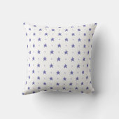 Cute Ster Patroon Stijlvolle Moderne Chic Kussen (Achterkant)