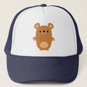 Cute Sterke Cartoon Beer Hoed Trucker Pet