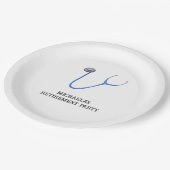 Cute Stethoscope Doctor Nurse Retirement Papieren Bordje (Gekanteld)