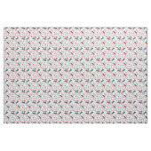 Cute Stethoscope Nurse | Doctor EKG Pattern Stof (Yard (91,4 cm))