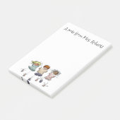 Cute Stick Figures Post-it® Notes (Schuin)