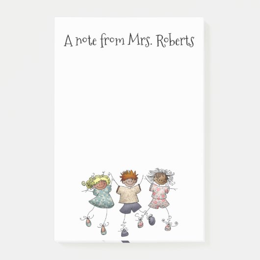 Cute Stick Figures  Post-it® Notes (Voorkant)