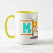 Cute Stick Figuur Boy Mok (Links)