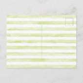 Cute Stick Figuur Familie Bewegende Aankondiging (Achterkant)