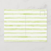 Cute Stick Figuur Familie Bewegende Aankondiging (Achterkant)