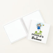 Cute Stick Figuur Gepersonaliseerd Stationair boek (Binnen)