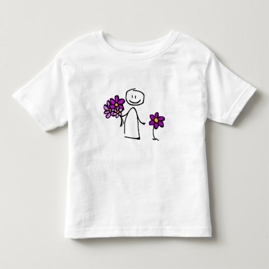 Cute Stick Figuur Kinder Shirts (Voorkant)