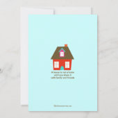 CUTE Stick Figuur paar ~ Housewarming Kaart (Achterkant)