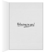 Cute Stick Girl met Hair en Quote (Binnen (Rechts))