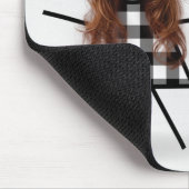 Cute Stick Girl met Hair en Quote Muismat (Hoek)