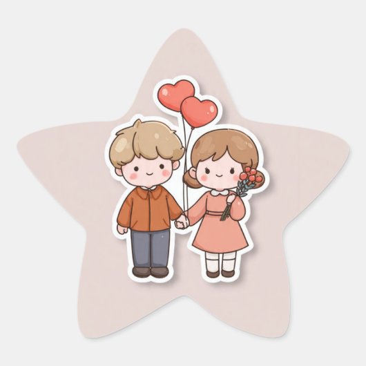 Cute Sticker  (Voorkant)