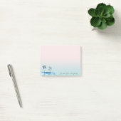 Cute Stijlvolle Tropische, Palmen, Oceaan Post-it® Notes (Kantoor)
