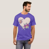 Cute Stink Bug Art - Insect with Heart en T-shirt (Voorkant volledig)