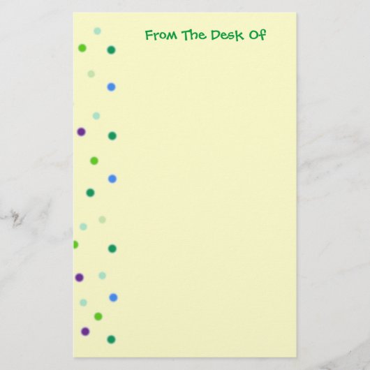 Cute Stippen Briefpapier (Voorkant)