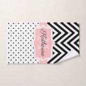 Cute Stippen en Chevron Bad Handdoek (Handdoek)