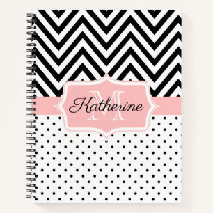 Cute Stippen en Chevron Notitieboek