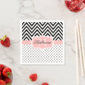 Cute Stippen en Chevron Servet (Insitu)