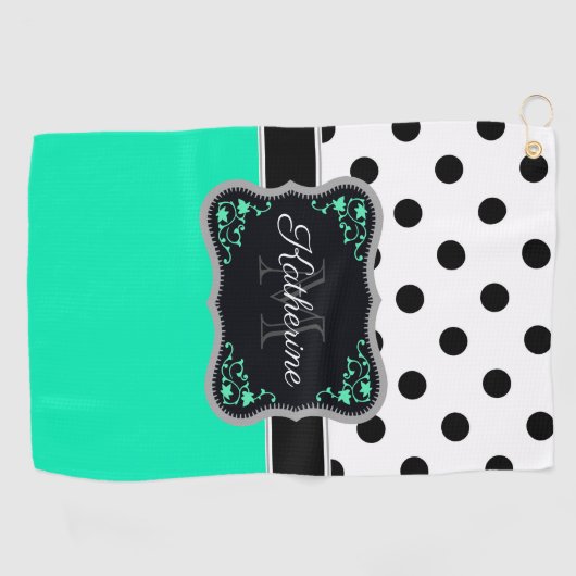 Cute Stippen Golfhanddoek (Horizontaal)