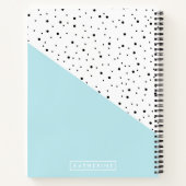 Cute Stippen Patroon Notitieboek (Achterkant)