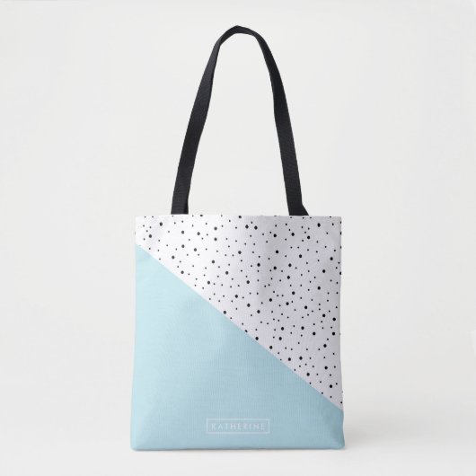 Cute Stippen Patroon Tote Bag (Voorkant)
