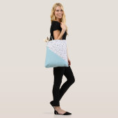 Cute Stippen Patroon Tote Bag (Op model)