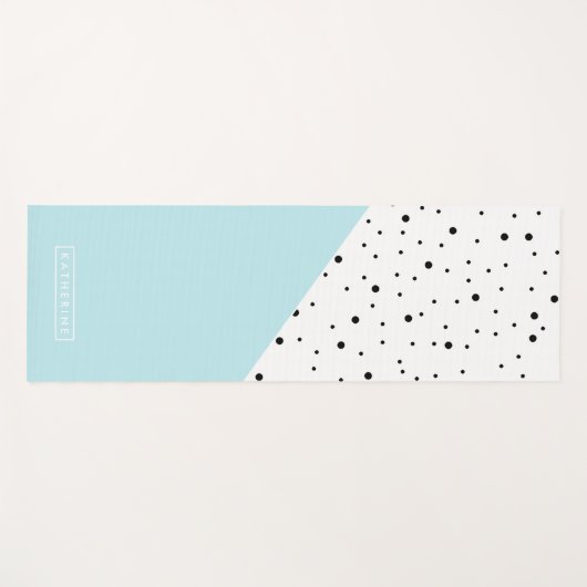 Cute Stippen Patroon Yogamat (Voorkant (horizontaal))