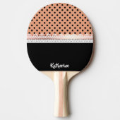 Cute Stippen Tafeltennisbatje (Voorkant)