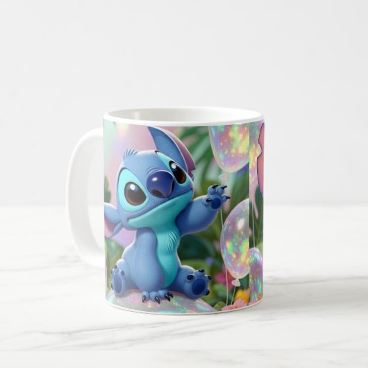 CUTE STITCH KOFFIEMOK (Voorkant links)