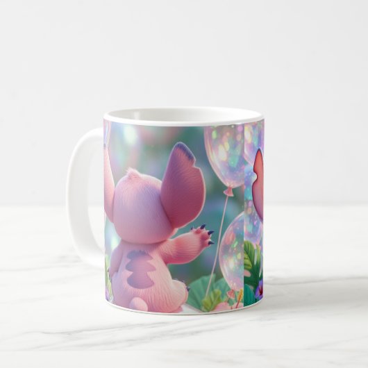 CUTE STITCH KOFFIEMOK (Voorkant links)