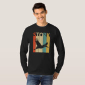 Cute Stork Animal T-shirt (Voorkant volledig)
